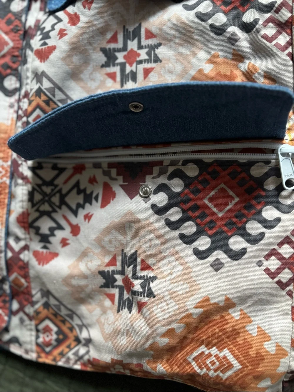 vintage West Cal .45 reversible western vest  70s/80s